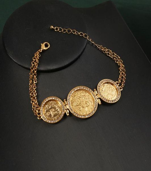 Bracelets de charme Bracelet de monnaie turc pour femmes hommes de mode Islamic Muslim Arab Moyen-Orient Gift89203793861334