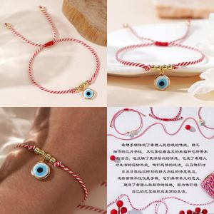 Charmearmbanden Turkse boze oogarmband Boheems handgemaakt voor vrouwen Vintage kralenarmband Gemengde kleuren Drop Delivery Sieraden Ot3cx