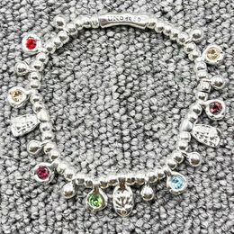 Charm-Armbänder unode50, exquisites, modisches, galvanisiertes 925er-Silber-Edelstein-Luxus-Damenarmband, romantisches Urlaubsgeschenk, 231009