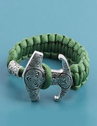 Bracelets de charme Bracelet en métal Pagan Vintage Bracelet Male et femelle Cosplay accessoires de haute qualité Spear Graphics9982641