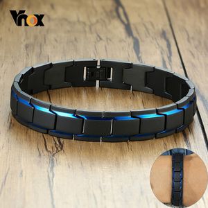 Bracelets porte-bonheur Vnox 12mm hommes chaîne à maillons en acier inoxydable élégant décontracté hommes bracelet Chunky Punk gothique mâle bijoux 230215