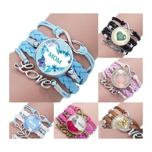 Bracelets de charme Nous vous aimons maman Bracelet Infinit