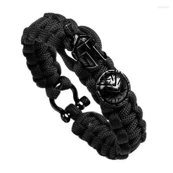 Bracelets porte-bonheur sauvage sauvetage sept cœurs parapluie corde survie Bracelet homme mode rétro spartiate