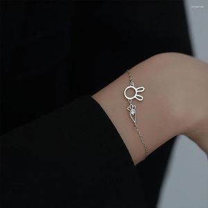 Charm Armbanden Met Stempel Originele Hand Chain Link Vlinders Zirkoon Eenvoudig Ontwerp Voor Vrouwen Mode-sieraden