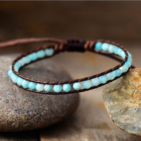 Bracelets Charm Mujeres lindas pulseras de envoltura hecha a mano Pulsera de cuerda tejida con cuentas hechas a mano Bohemian adolescentes adolescentes joyas veganas Dropship al por mayor 230814