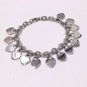 Bracelets porte-bonheur femmes livraison gratuite amour pendentif bijoux de luxe en acier inoxydable Punk haute qualité cadeau coréen en gros 230821