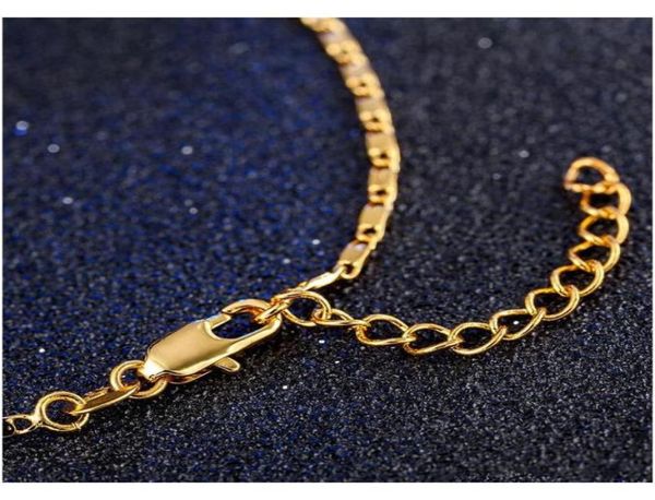 Bracelets de charme Femmes Bracelet de cheville de la chaîne de clés plaquée en argent or pour les dames sexy sandale aux pieds nus b wmtcnh LuckyHat7665896