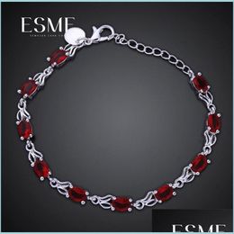 Charm Bracelets Mujeres Hombres Indian Jewelry Bracelets Bangle Gemstone Pseras 925 Infinity Sterling Sier 584 Q2 Drop Delivery Dhseller2010 Dhfpy