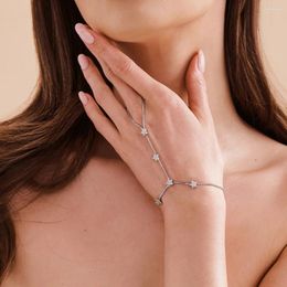 Bracelets de charme XSBODY Crystal Star Pentagram Bijoux Femmes Luxe Haute Qualité Décoration De La Main Accessoires De Mariage De Noël