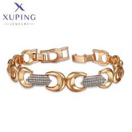 Bedelarmbanden xuping sieraden mode aankomst charmeren goud kleur vrouwen armband x000676453 230815