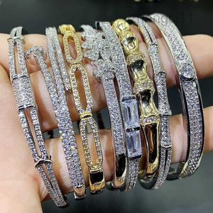 Bracelets de charme Zircon Dames Bracelet Bracelet Diamant Femmes Coréennes Amour Bracelets En Or Bijoux Argent Perle Accessoires De Mode NJOB