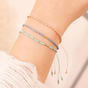 Bracelets de charme Zmzy Simple délicat mince pour les femmes cadeau Miyuki perles de rocaille Bracelet Pulseras Femme bijoux de mode