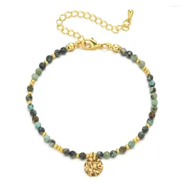 Bedelarmbanden zmzy dunne natuursteen Afrikaanse turquoises kralen armband vrouwen Bohe kleurrijke energie yoga meditatie streng vriendschap