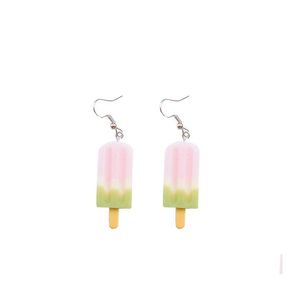 Charm schattige simatie Popsicle voor vrouwen zomer coole threecolor ijs student oorbellen cadeau drop levering sieraden otops otops