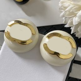 Charm Pendiente Loop Drop Diseñador Ear Stud Pendientes de cobre chapados en oro Marca de moda Carta Cristal Rhinestone Perla Joyería de boda para mujer Regalos