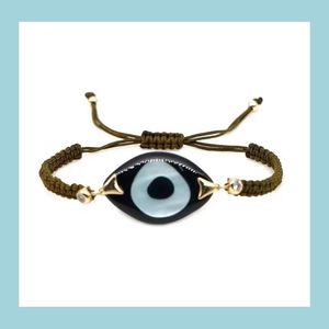 Charm Evil Eye armband voor vrouwen Trendy Turkse sieraden Boheemse vriendschap Psera gevlochten touw armbanden in Bk Drop Delive Dhmek