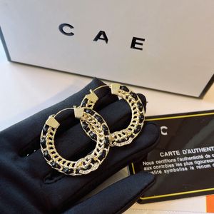 Charme exquis et conception de charme boucles d'oreilles rondes tissées bijoux de qualité supérieure boucle d'oreille pour les femmes accessoires de conception Couples amis famille cadeaux de style populaire offre spéciale