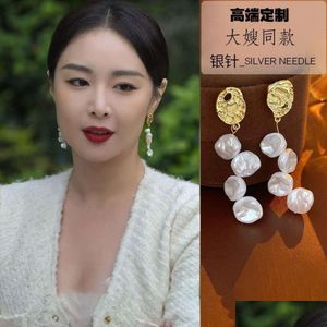 Charme woedende schoonzus Chen Shutings dezelfde barokke stijl parelmode lichte premium oorbellen drop levering sieraden oorbellen Dhmso