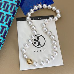 Charme Girls Perle Chain Collier Fashion Style Nouveau collier pendentif plaqué argenté