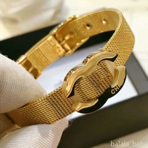 Bijoux de créateur de luxe en bracelet de luxe en bracelet en or