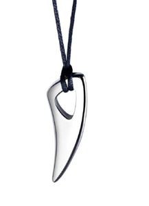 Charme Hip Hop Bijoux Marée Hommes En Acier Inoxydable Spike Collier De Mode Pendentif Noir Corde Chaîne Punk Colliers Pour Hommes Cadeaux8849068