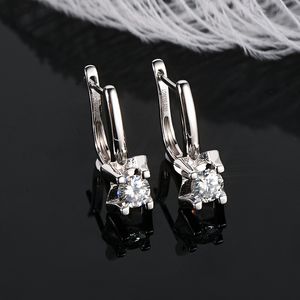 Charm iogou oorbellen trend bengle huggie earring 100% 925 sterling zilveren hoepels vrouw originele sieraden voor meisjes 230516