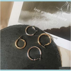 Charm Jewelry en South Rings Korean Sier Earrings Drop Delivery 2021 TAC94