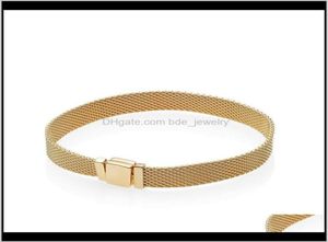 Charm JewelryGold Reflexiones Mens Pulsera Original Box Juego para 925 Sier Sier Women Gift Bracelets DFF0683 Drop entrega 2021 E3V7I5048709