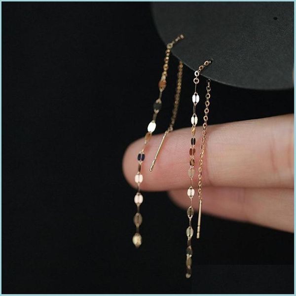 Charme l￨vres o Cha￮ne de mots poudas de boucles d'oreilles ￩talons femmes 14K en or Summer plage bijoux accessoires drop livraison 2021 dhseller2010 dhf7s