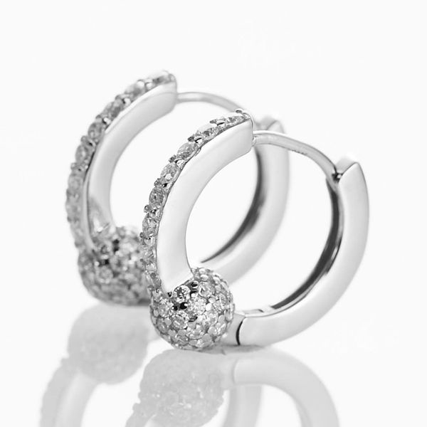 Charme réel D couleur Moissanite boucles d'oreilles pour les femmes Top qualité 925 en argent Sterling bijoux de mariage étincelants