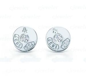 Charm Stud Boucles d'oreilles d'amour en gros Tif925 Bijoux en diamant en argent Boucles d'oreilles de mariage imbriquées en forme de U Designer pour bijoux de luxe pour femmes Orecchini