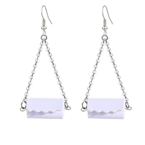 Charme Rouleau De Toilette Dangle Boucles D'oreilles Collier Pour Les Femmes Creative Tissu Pu Cuir Boucle D'oreille Mode Rouleaux Papier Bijoux Cadeaux Drop Delive Dh6Et