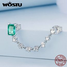 Charme Wostu 925 Boucles d'oreilles en argent sterling 1 pièce