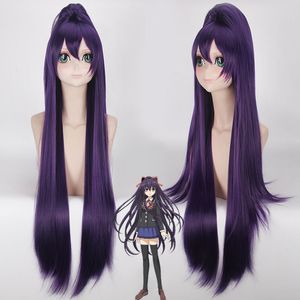 Envío gratis encantador hermoso nuevo Venta caliente Mejor DATE`A`LIVE Yatogami Tohka Princesa Ponytail Cosplay Anime Peluca de pelo calor OK