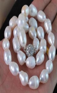 Charmant grand 1113 mm blanc naturel blanc akoya cultivé de perle de perle bouteille de mode bijoux de mode de mode 18quot w024064499468767670