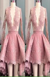 Charmant robe de cocktail rose bon marché