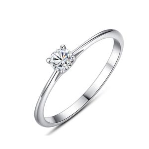 Charme Femmes Super Étincelant Gemme Bague De Mariage De Mode De Luxe Marque 3A Zircon s925 Bague En Argent Femme Fête De Mariage Croûte Bijoux Haut De Gamme Cadeau De La Saint-Valentin