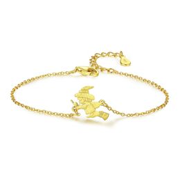 Charme femmes sorcière Bracelet mode marque de luxe s925 Bracelet en argent personnalisé femme plaqué or 18 carats exquis Bracelet haut de gamme bijoux cadeau de noël