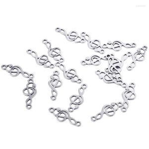 Charms 10-50 stcs muzieknoot charme voor sieraden maken antieke zilveren kleuren hangers diy handgemaakte oorbellen sleutelhanger bulk