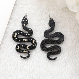 Charms 10 pezzi Magic Snake Charms acrilico creativo Halloween per orecchino portachiavi ciondolo collana fai da te 230826