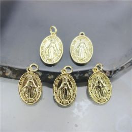 charms 11*16mm 20 pcs/lot haute qualité religion placage pendentif cuivre plaqué vierge charme collier/bracelet accessoires pas cher en gros