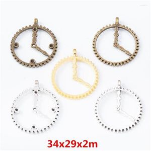 Charms 13 stuks versnelling wijzerplaat bronzen hanger accessoires diy vintage choker handgemaakte sieraden bevindingen 7666-7668 drop levering componenten Dhsxw