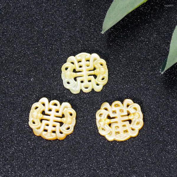 Charmes 1PC chanceux longévité coquille pendentif nacre naturelle pour faire collier boucle d'oreille broche épingle à cheveux bijoux à bricoler soi-même résultats