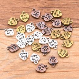 Charms 20pcs 10 13 mm alliage métal