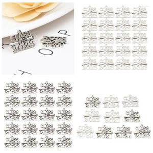 Charms 20pcs Klasse VAN 2024 Legering Hanger 25x20mm Sieraden Maken DIY Handgemaakte Armband Ketting Accessoires Materialen