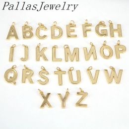 Charms 26pcs gouden kleur az alfabet brief hanger ketting intitiële letter sieraden cadeau genaamd sieraden groothandel
