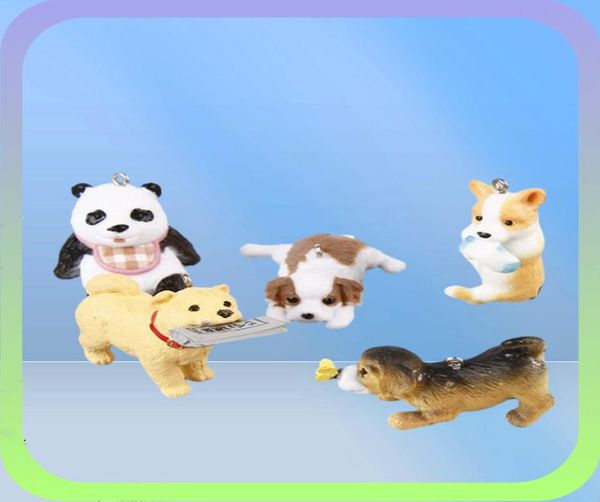 Charms 3050 mm Craft Animal Bijoux Resin 3d Pet Dog Dog Puppy for Keechain Making Pendants suspendu Handmade DIY Material1285A5580442