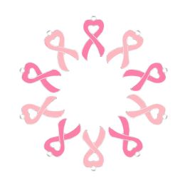 Charms 30pcs Cancer du sein rose rose rose avec charmes en strass pour la fabrication de bijoux de bricolage