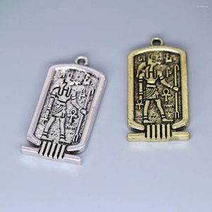 Charmes 3pcs / lot anubis Ancient Egypt Charm religieux Pendentif pour collier de bricolage Boucles d'oreilles bijoux de fabrication à la main