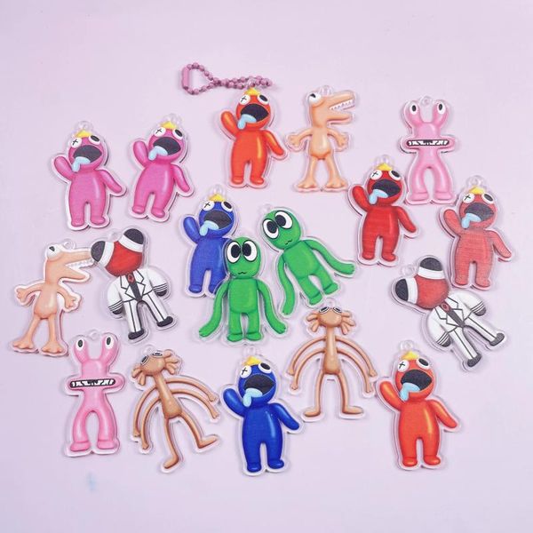 Charmes 4.5 cm 10 pièces Kawaii acrylique petit dessin animé charme bricolage sac décoratif boucles d'oreilles porte-clés Patch bijoux fabriqués